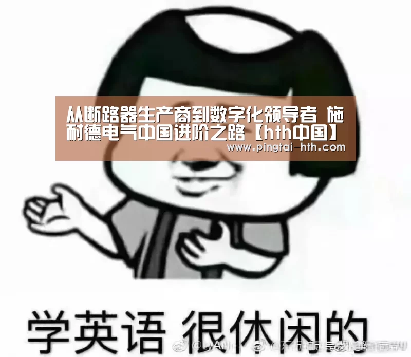 从断路器生产商到数字化领导者 施耐德电气中国进阶之路【hth中国】